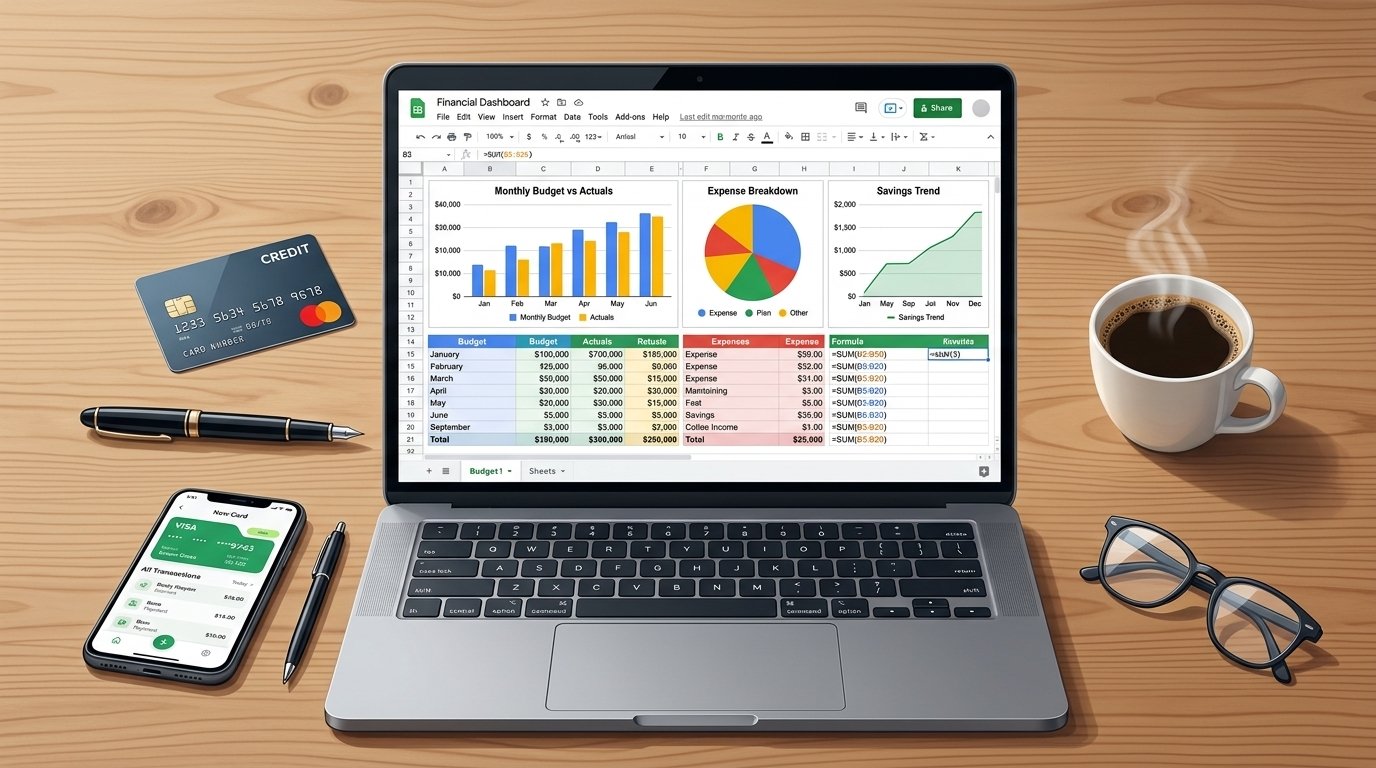 Cómo Crear un Dashboard Financiero en Google Sheets para Controlar tu Dinero