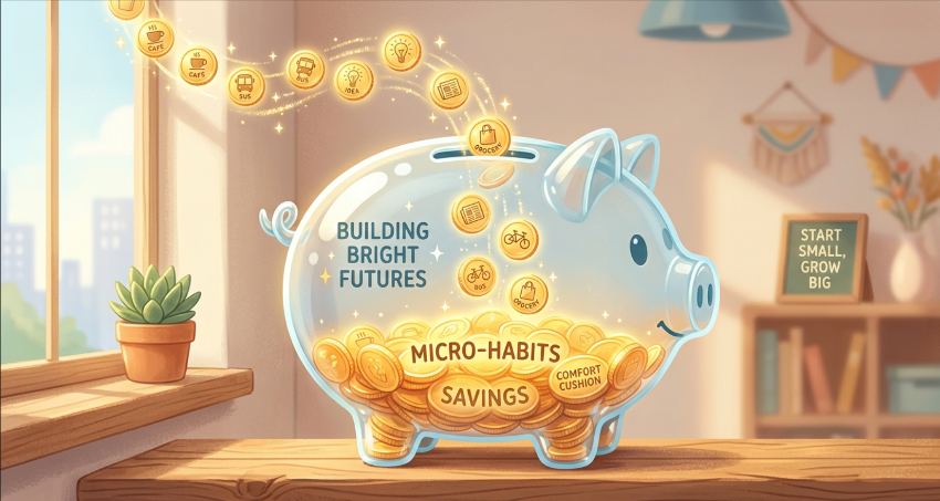 Microhábitos Financieros: Cómo Construir un Colchón de Ahorro sin Sufrir en el Intento